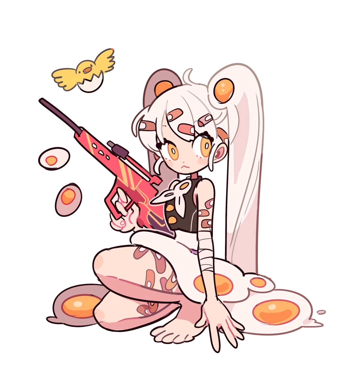 插画q萌人设漫画原创韩国画师