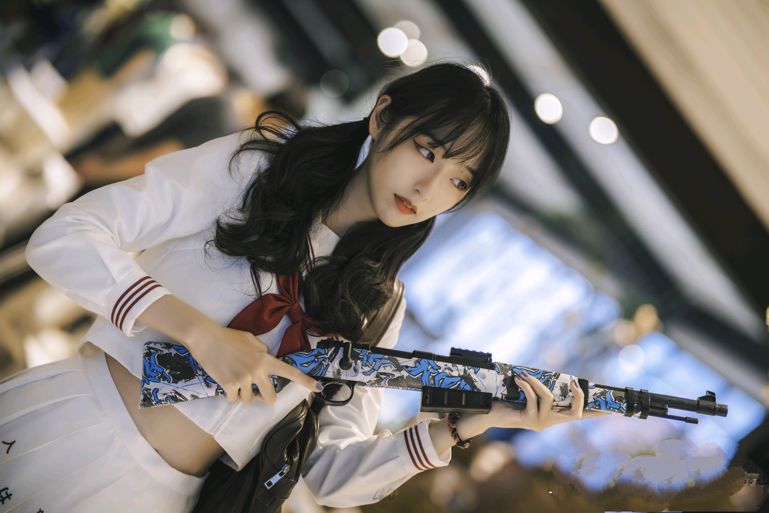 jk制服|拿着98k的女孩