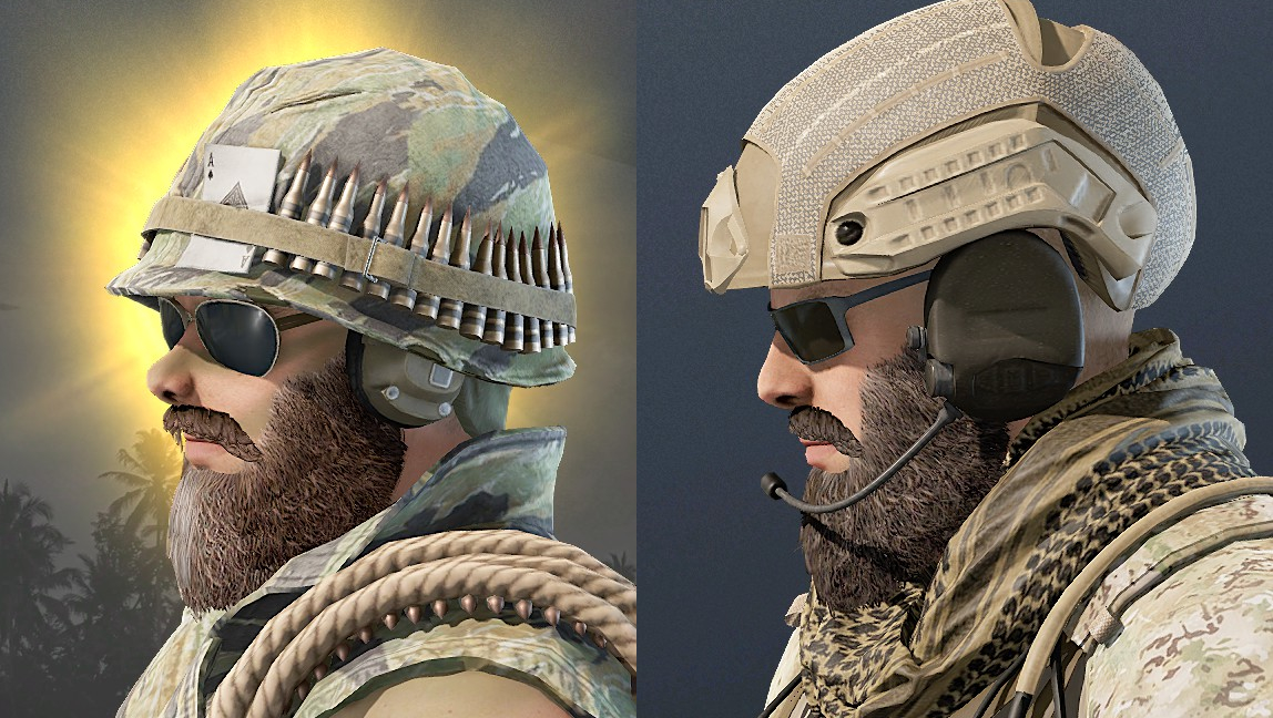 彩虹六号"围观"的黑胡子就是此盔(建模有问题)