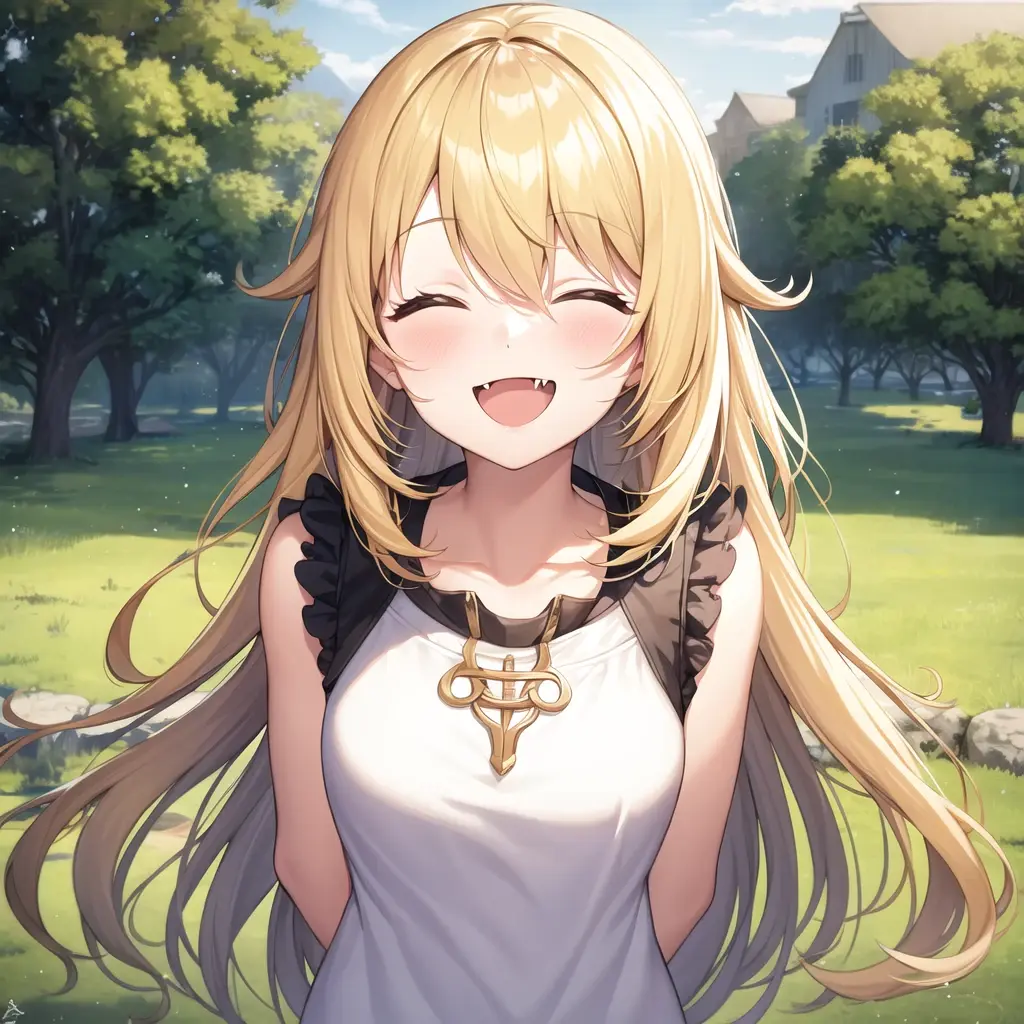 黄发少女(ai图片) - 哔哩哔哩