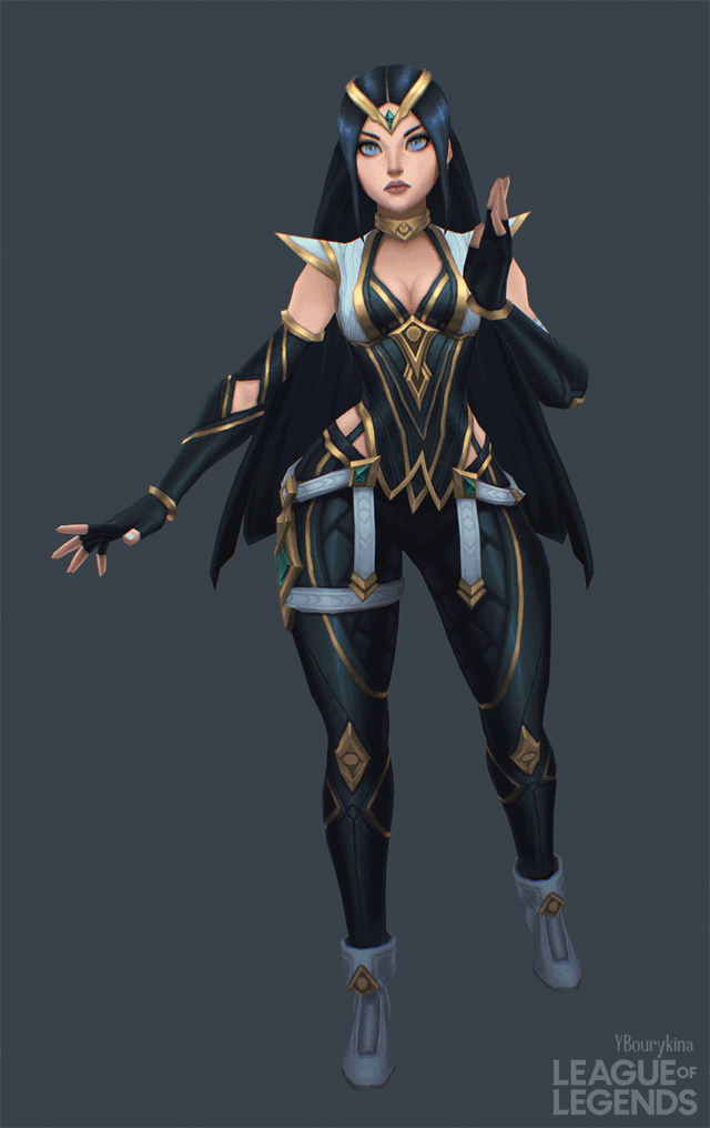 lol光明哨兵刀妹皮肤设计 - 哔哩哔哩