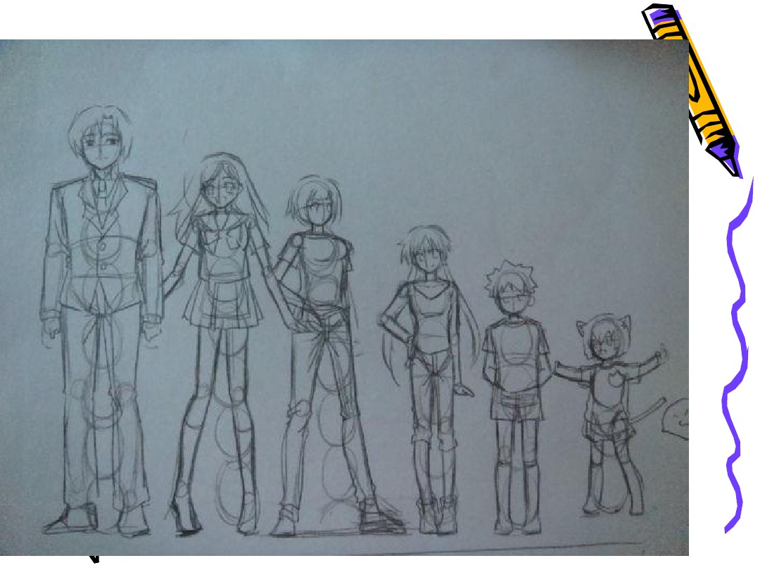 【sai教程】原画 二次元 \/ 漫画人物身体的画法