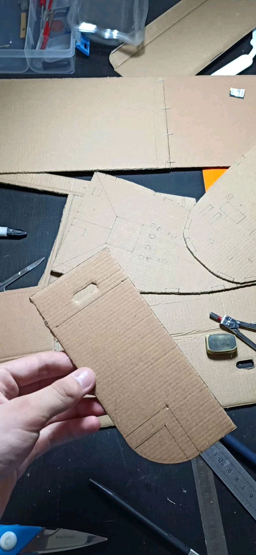 自制泰坦尼克号纸模型——框架部分