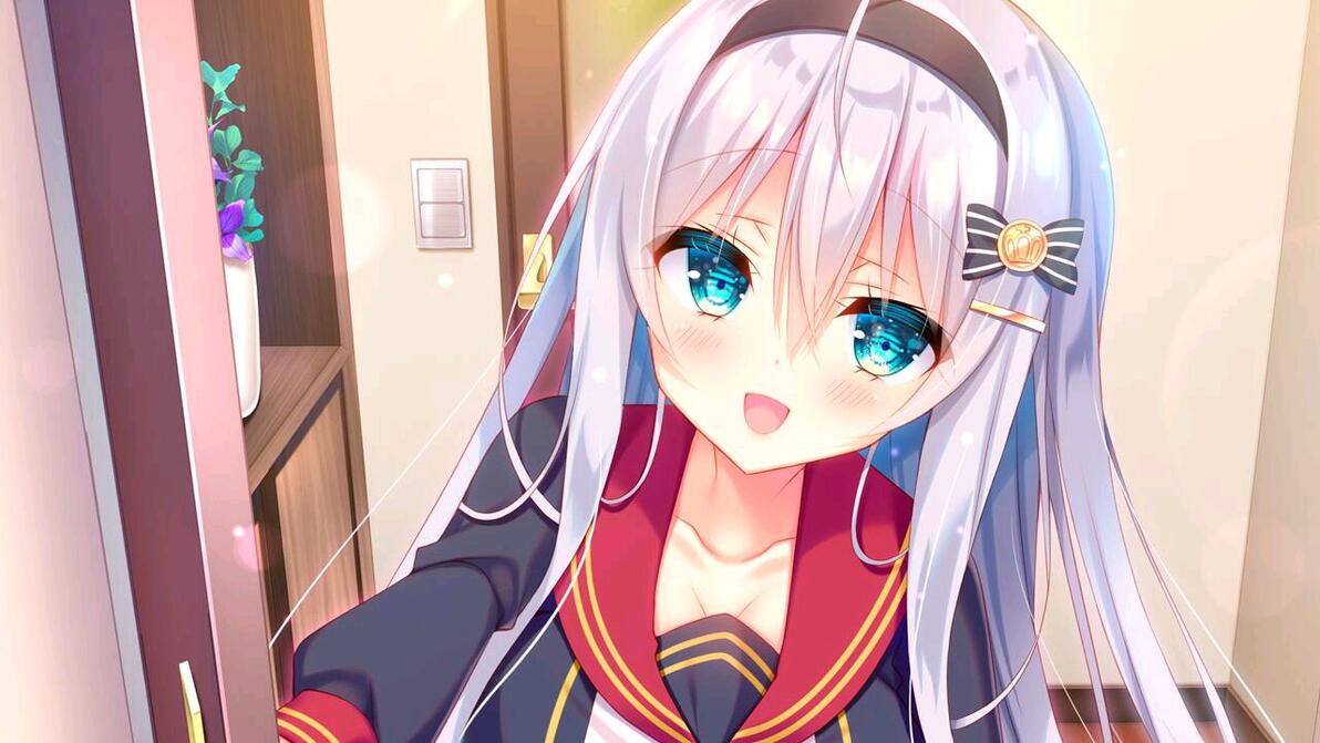 Galgame简评54 与女朋友的甜蜜生活～你喜欢一心一意的银发美少女吗？ 哔哩哔哩