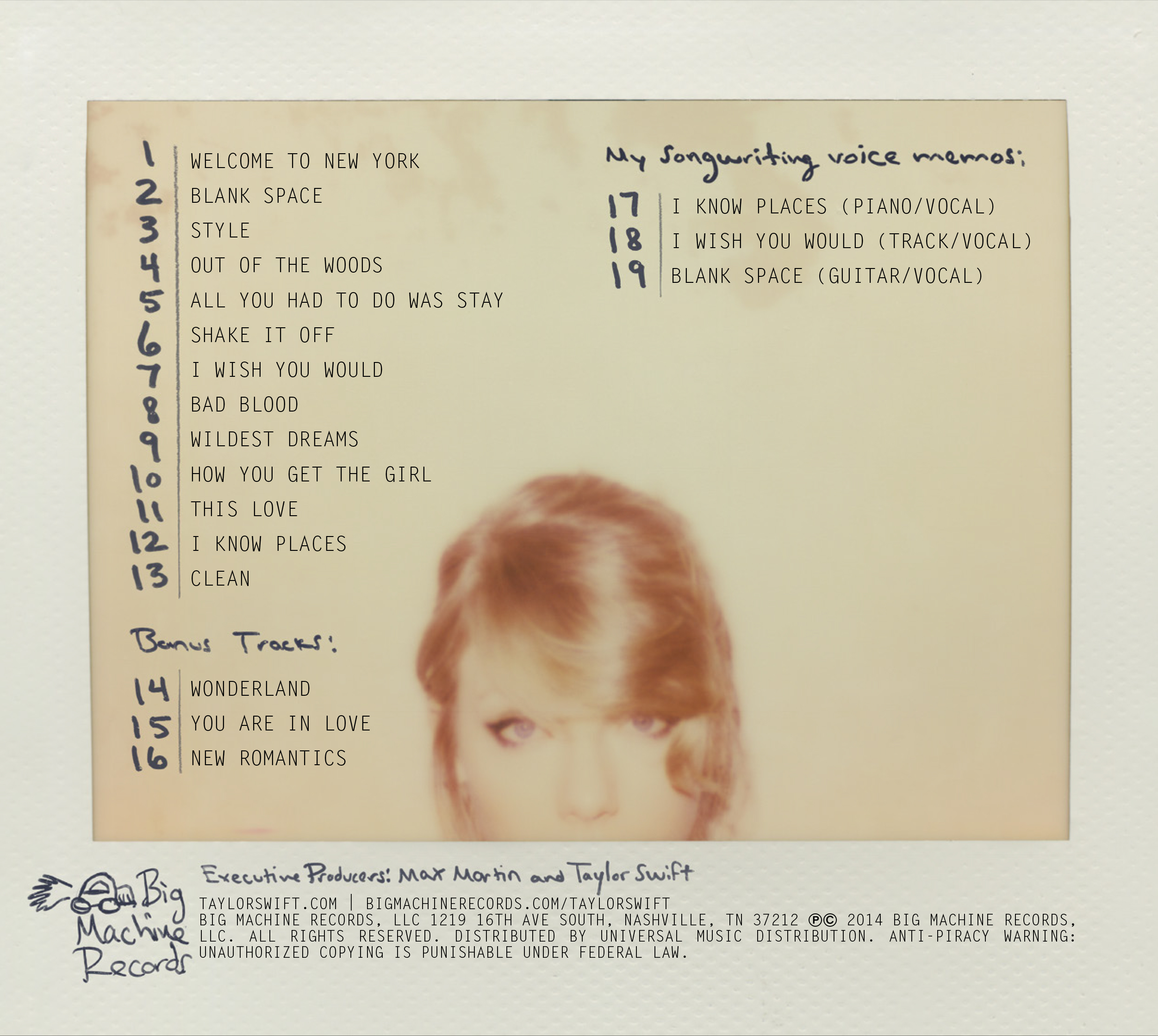 Taylor Swift 1989 