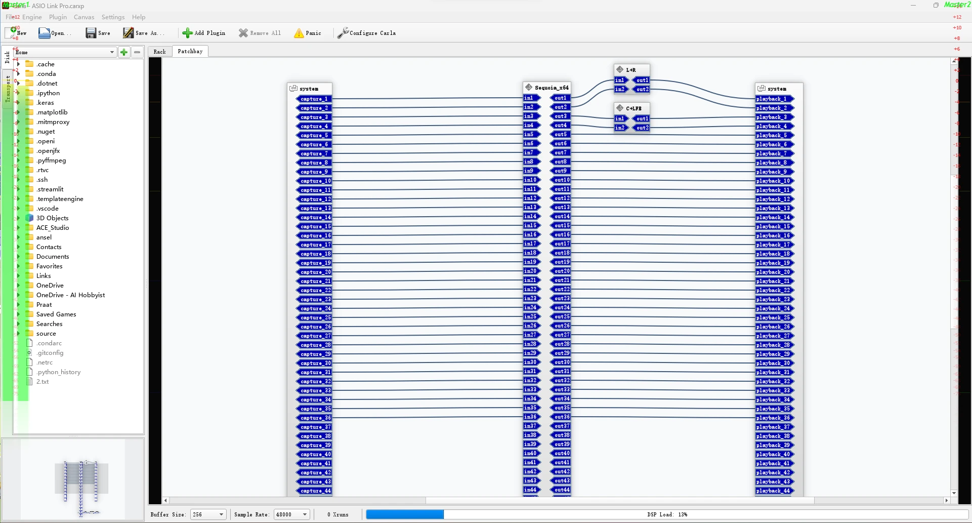 ASIO Link Pro的另一种用法(配合 JACK Audio Connection Kit 实现更便捷的跳线) 哔哩哔哩