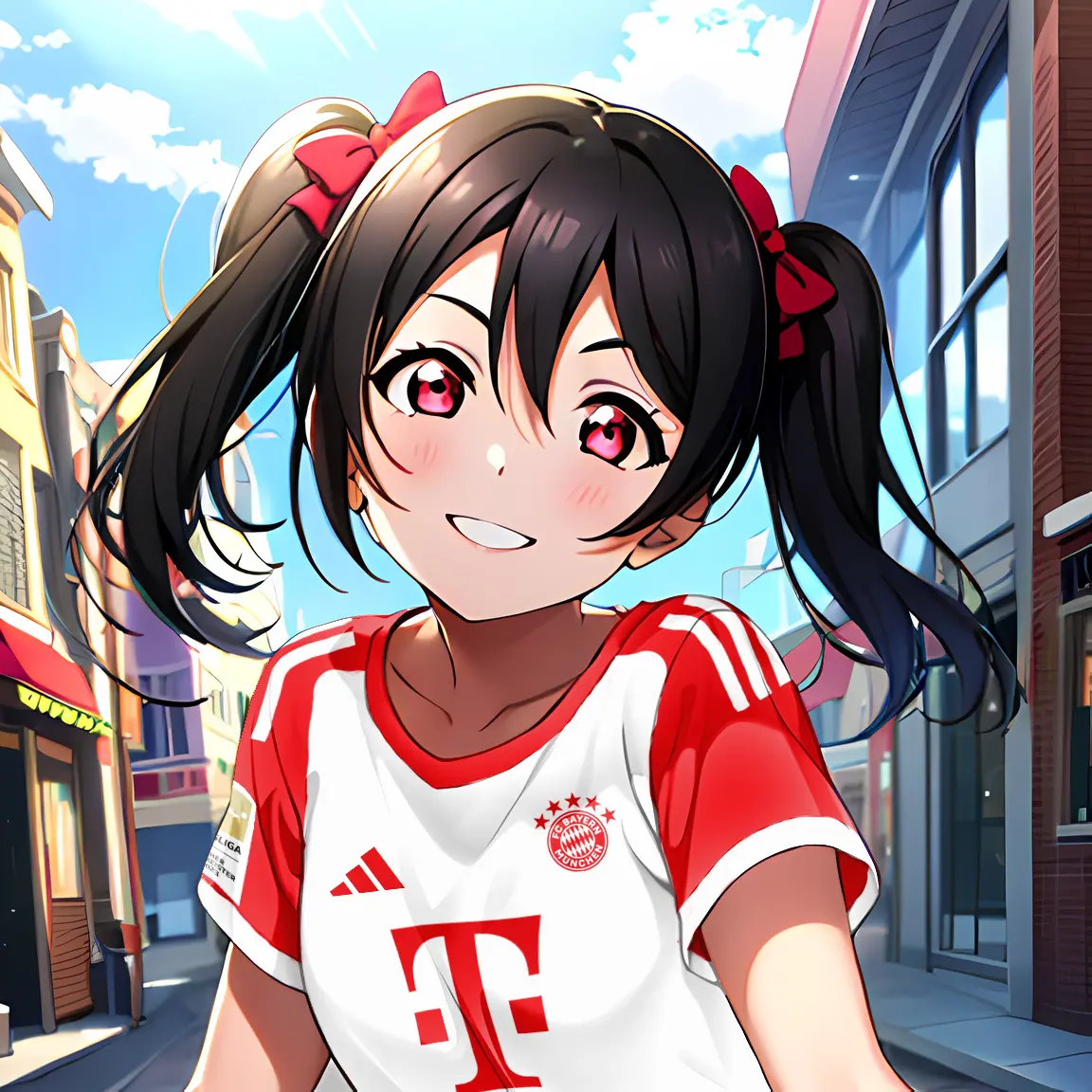 ai 自绘拜仁球衣动漫角色