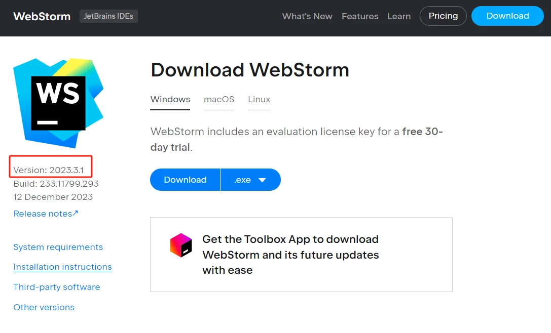 WebStorm for mac download