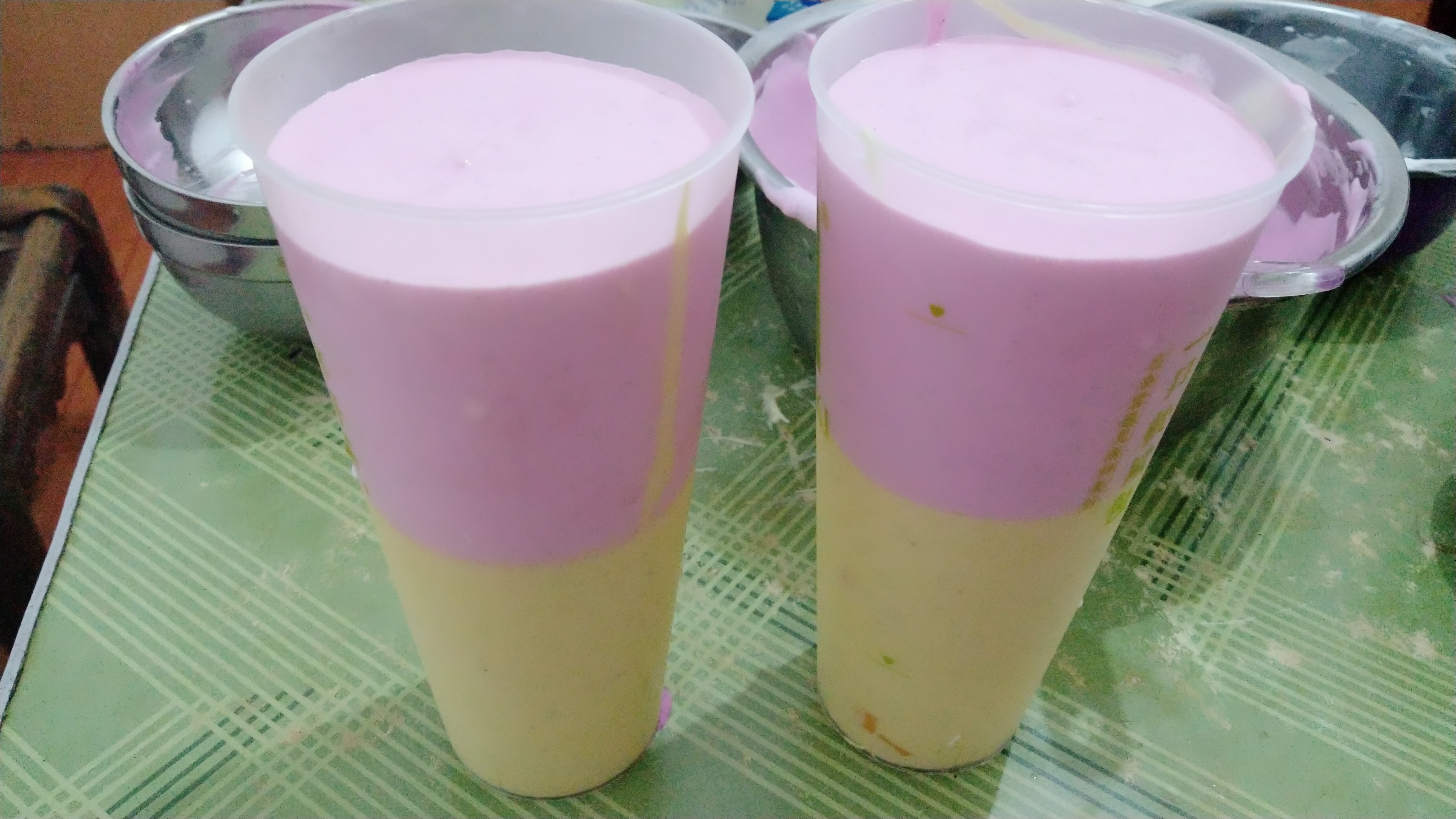 超级简单双色冰淇淋(不正经笔记)