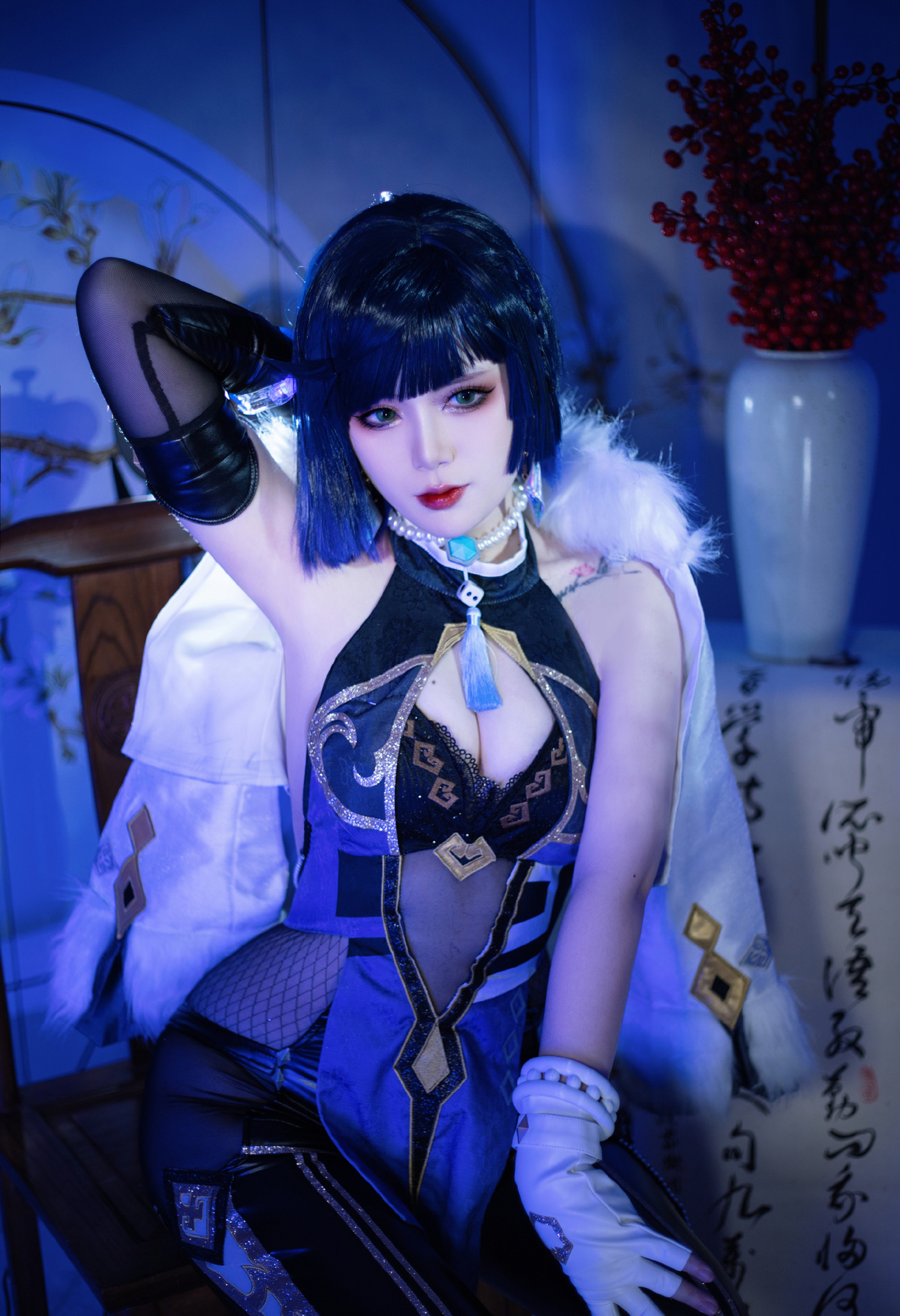 羊大真人原神夜兰cosplay6