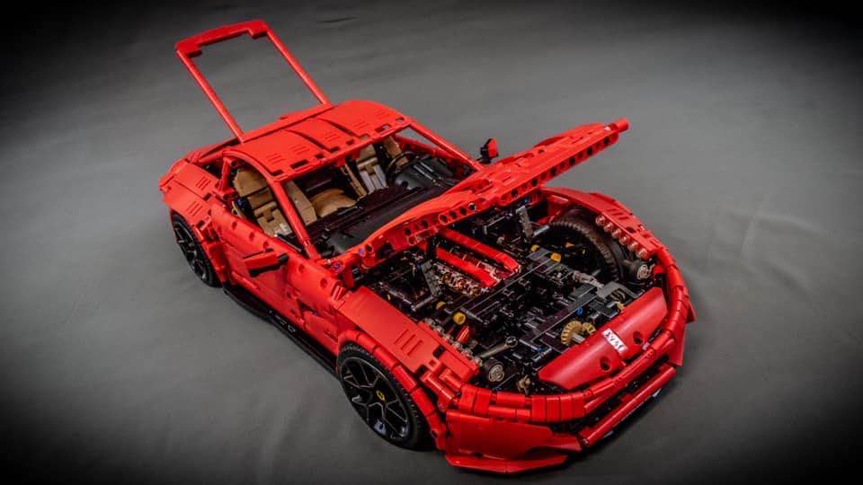 【每日赏图】乐高 法拉利f12 berlinetta