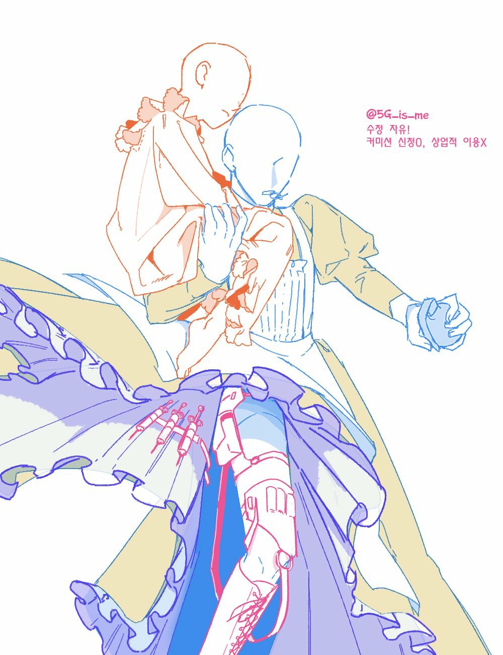 【板绘临摹】探戈/华尔兹—「最艳和最雅の双人舞我都只跟你跳」