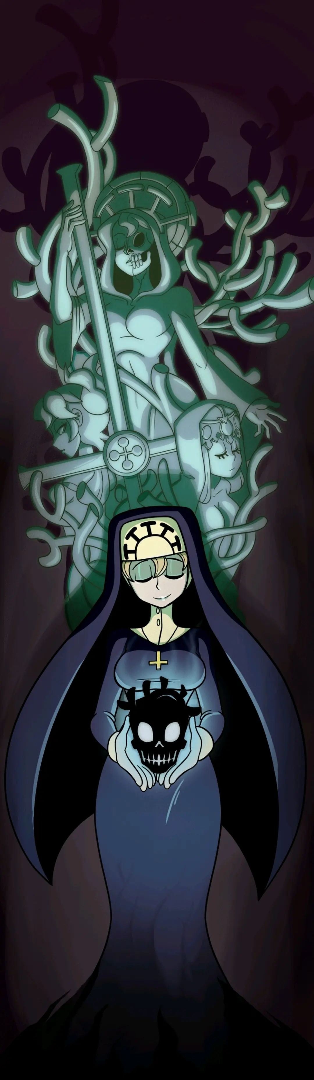 骷髅女孩官方漫画:第0章 起源故事(个人汉化)