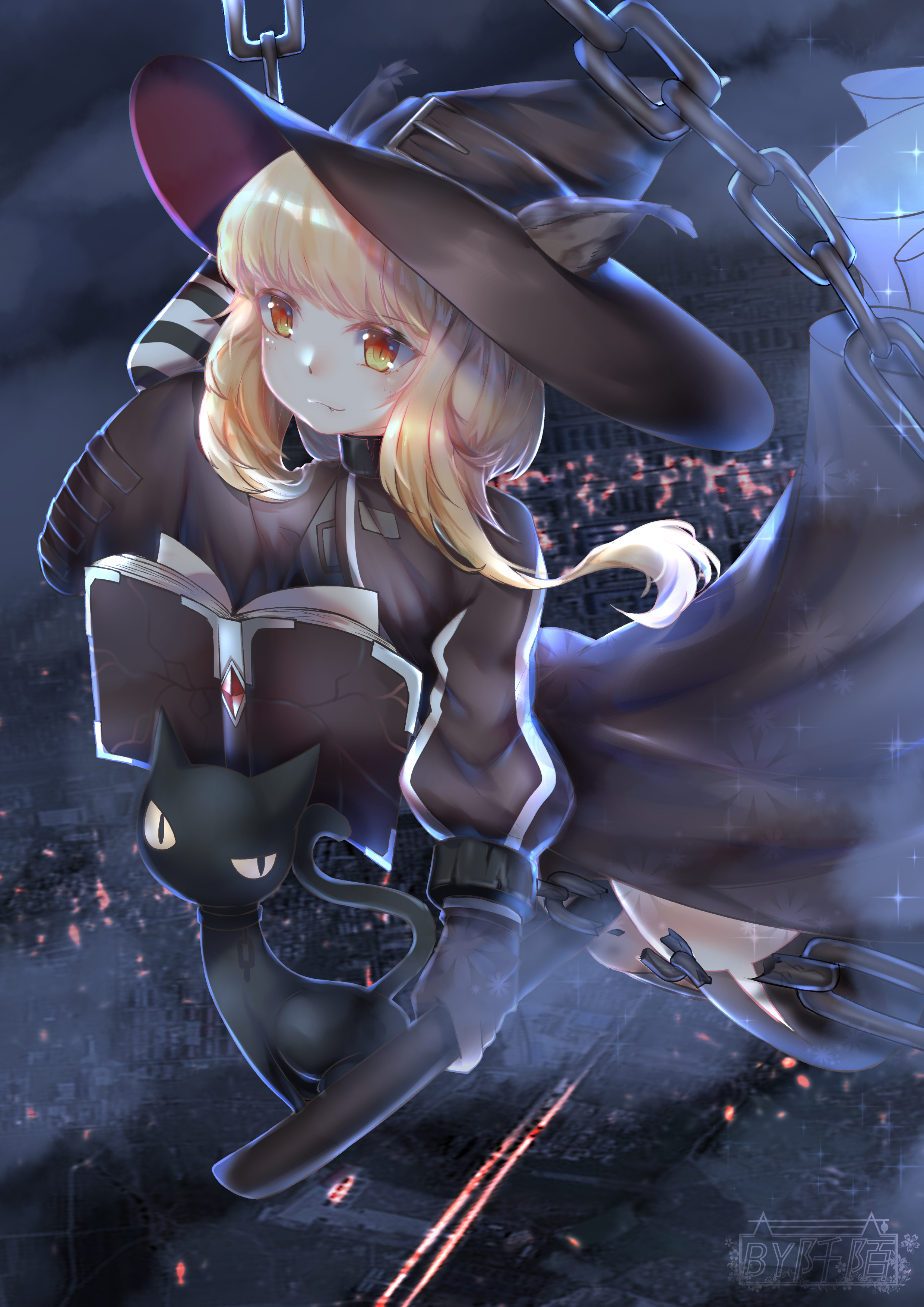 明日方舟美图/高清壁纸搬运,夜烟篇