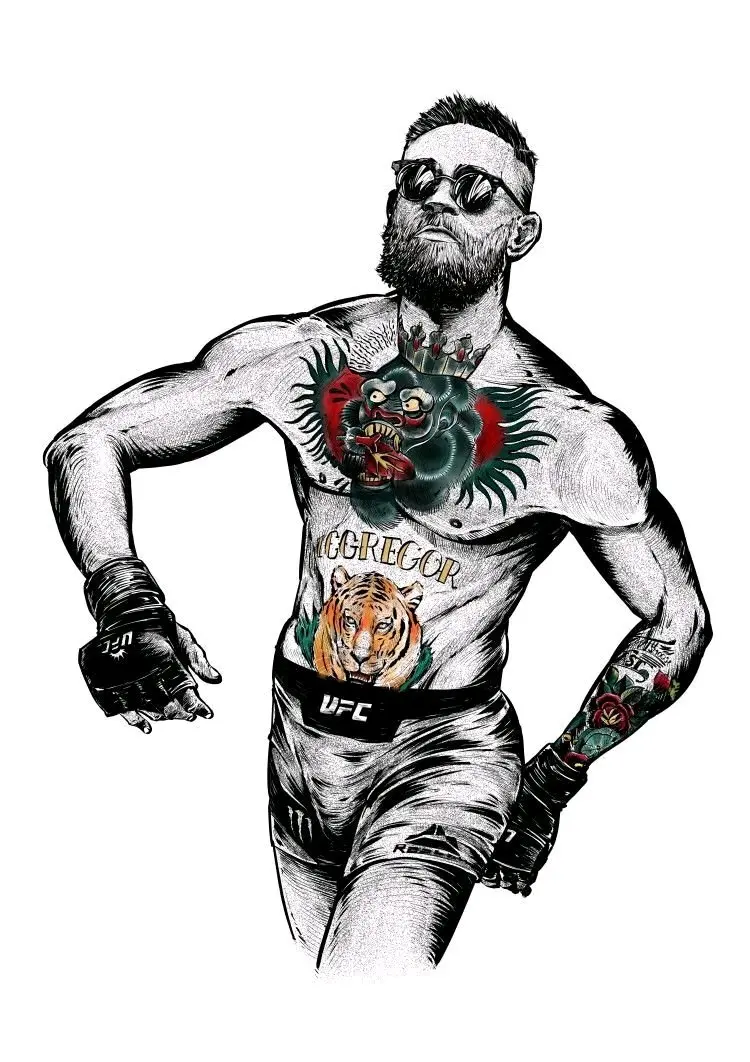 ufc巨星"嘴炮"康纳麦格雷戈精品图