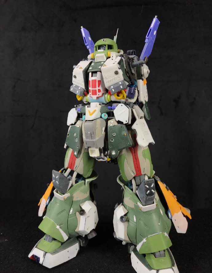 还原插画,机动战士高达1:100比例高扎古模型制作 - 哔哩哔哩