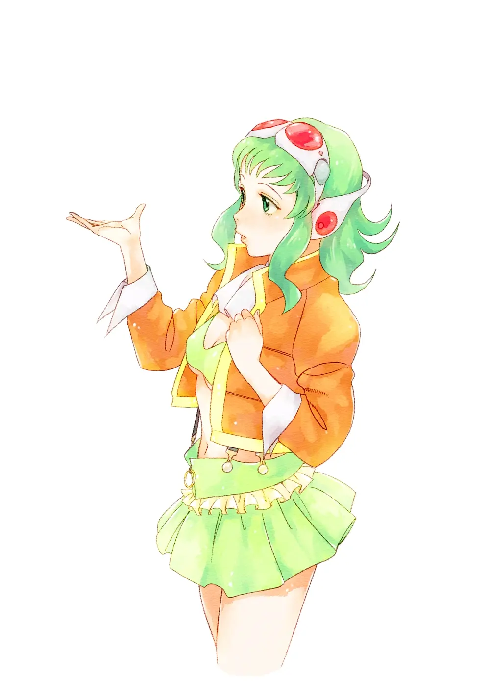 【png素材分享】gumi 公式服 logo 设定三视图