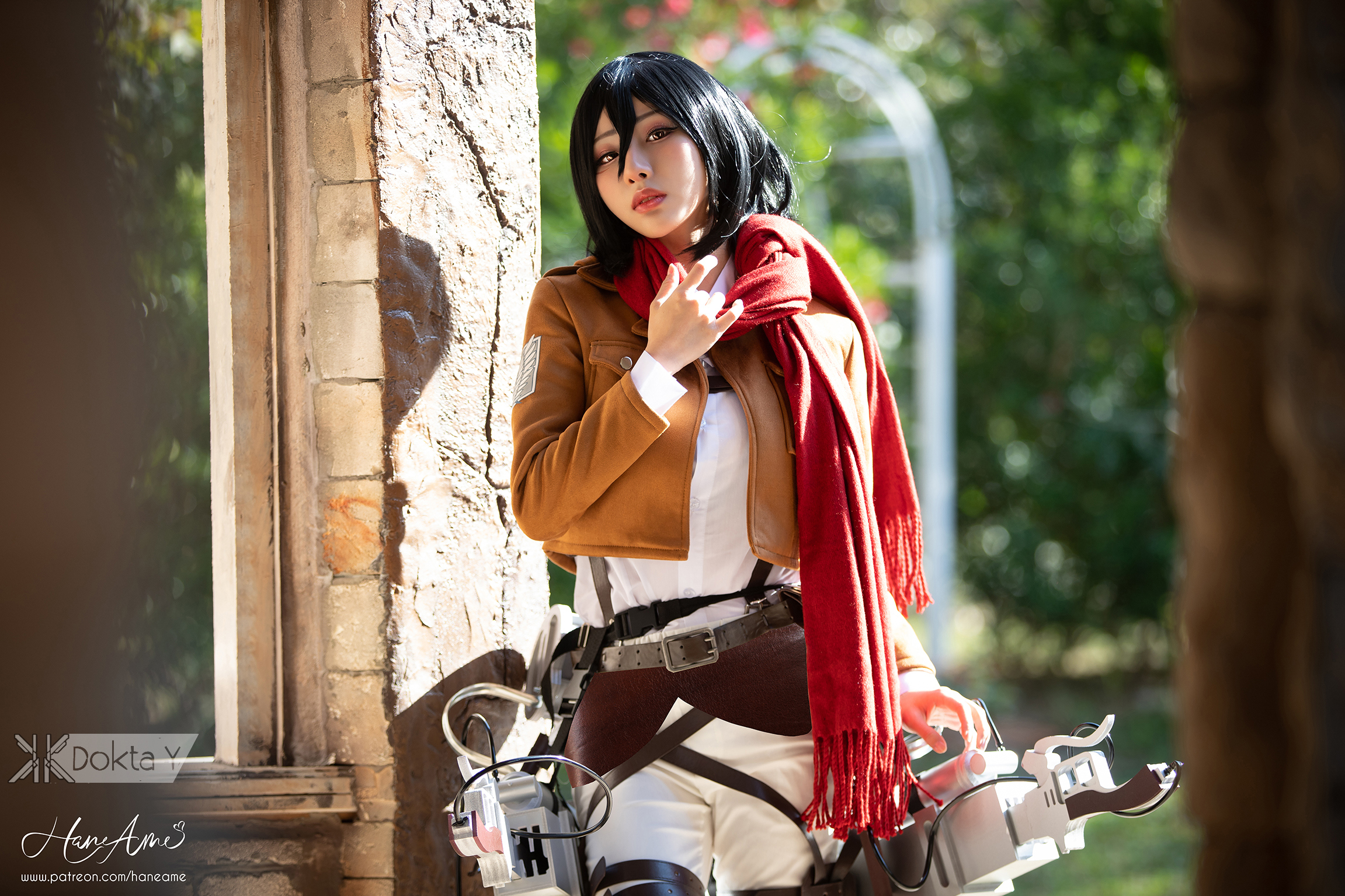 「cosplay宝藏美女」#029期 雨波haneame:进击的巨人の三笠·阿克曼!