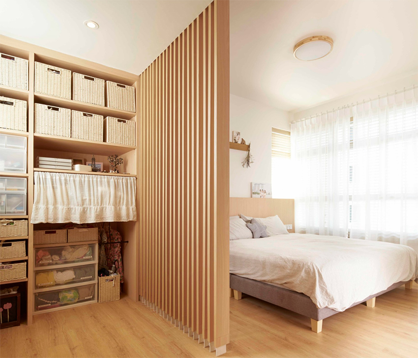 简约日系北欧风!新加坡纯净木质调家庭住宅