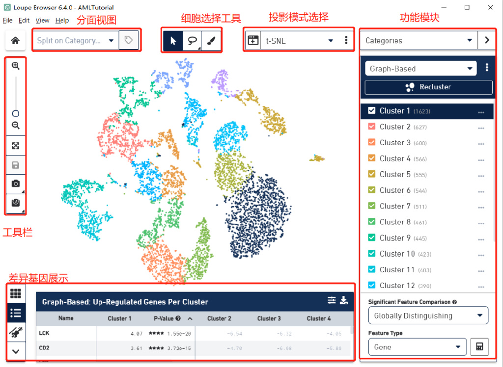 实用干货 可视化软件 Loupe Browser 的使用 哔哩哔哩