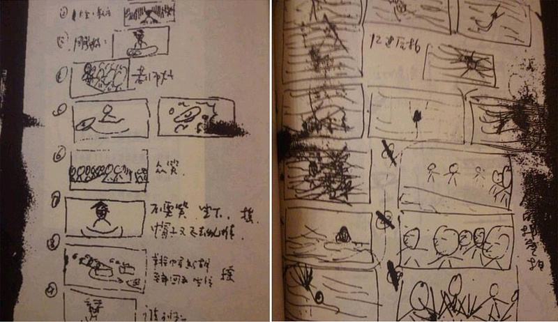 这个是姜文导演的分镜镜头