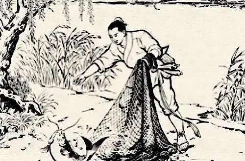 民间故事：渔夫捕到一条怪鱼，鱼梦中来乞求，他没答应被拖入河底- 哔哩哔哩