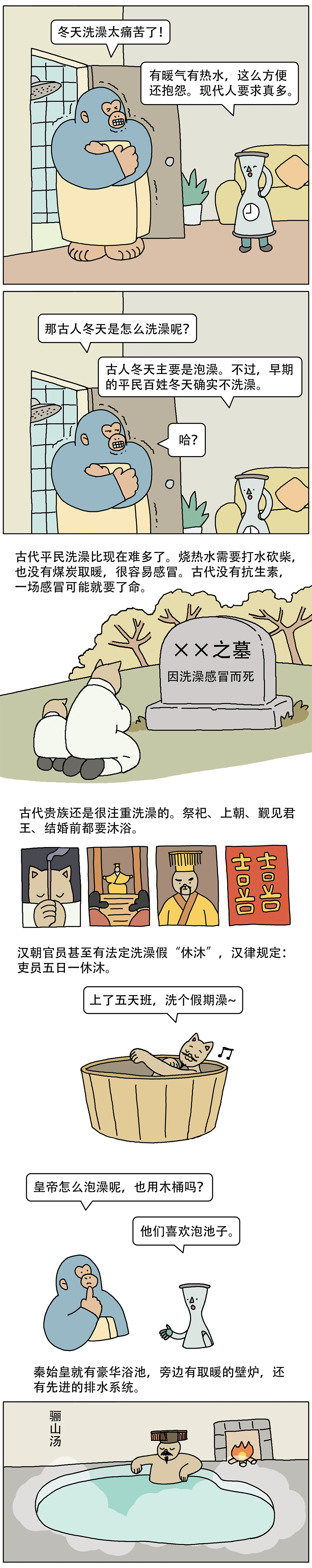没有浴霸古人冬天怎么洗澡1