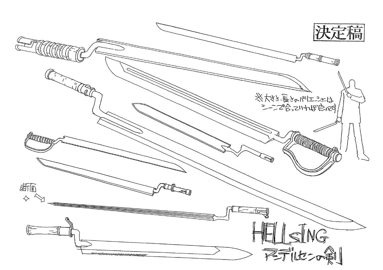 【Hellsing地狱之歌】道具设定集 22p