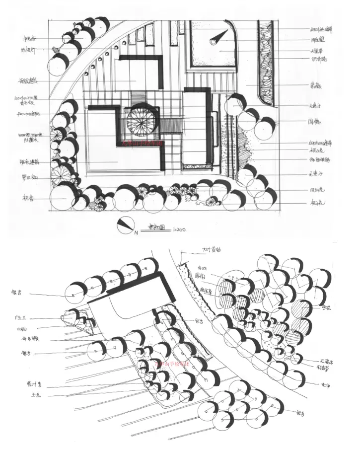 景观快题扩初图的画法