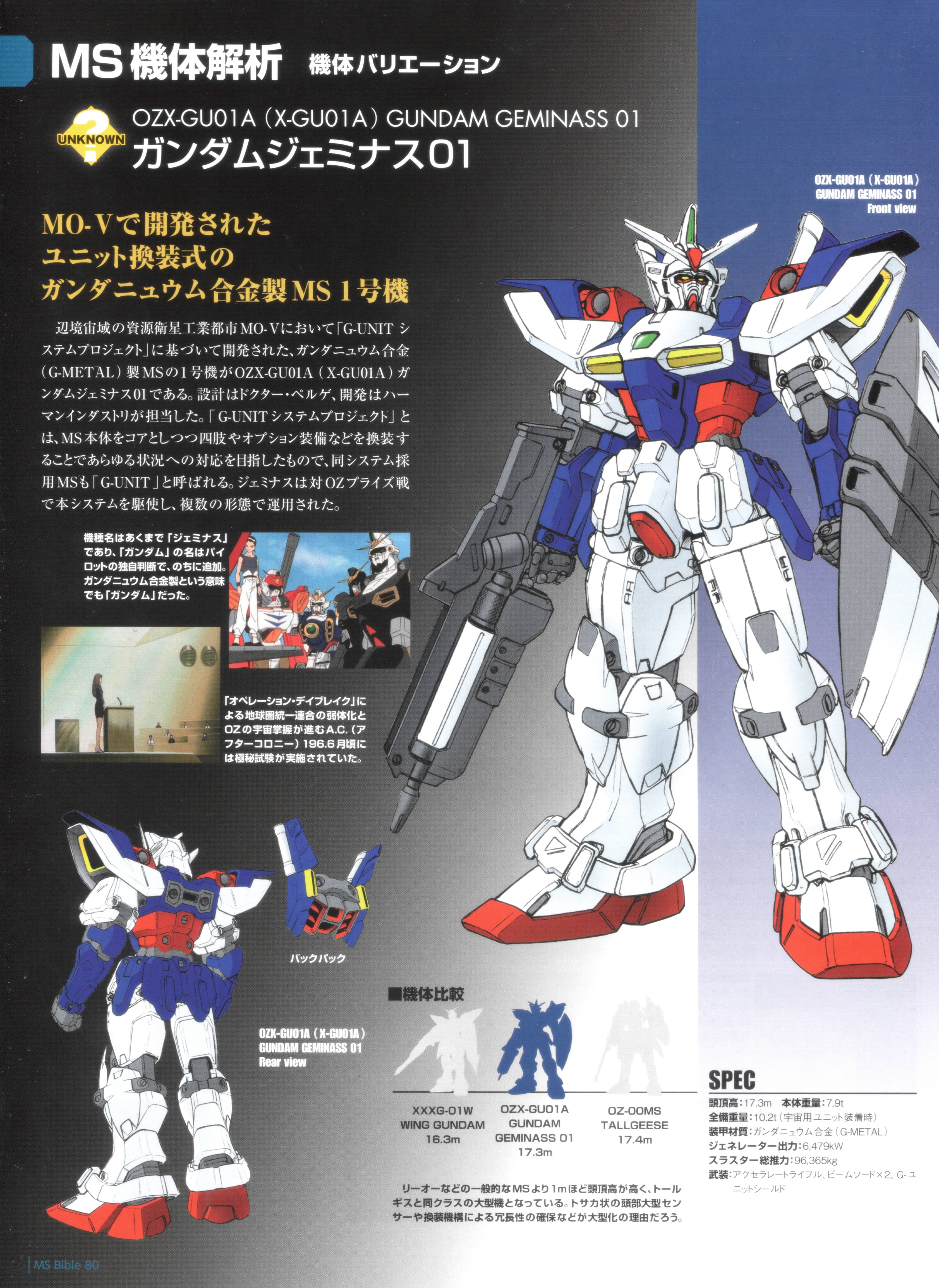 一曰Acg】Gundam MS Bible 高达MS圣经第080期XXXG-01W 飞翼高达希罗 