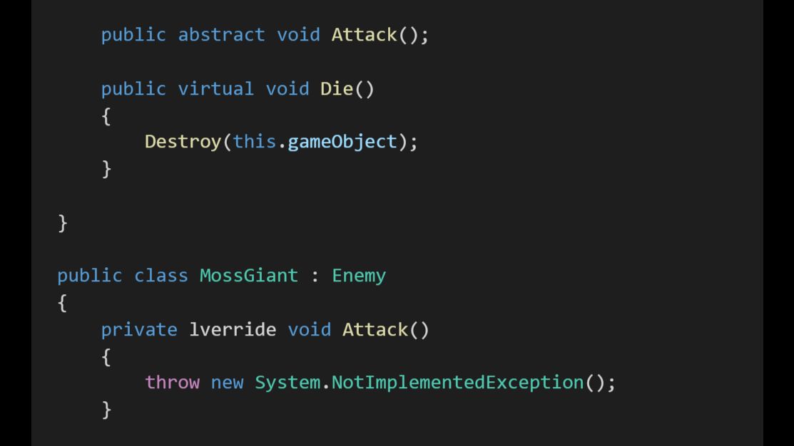 【Unity学习笔记】C基础抽象类（Abstract Classes） 哔哩哔哩