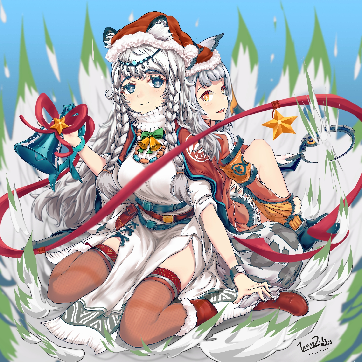 [明日方舟]第五十二期圣诞节专属 黑圣诞装 霜叶圣诞装 初雪圣诞装