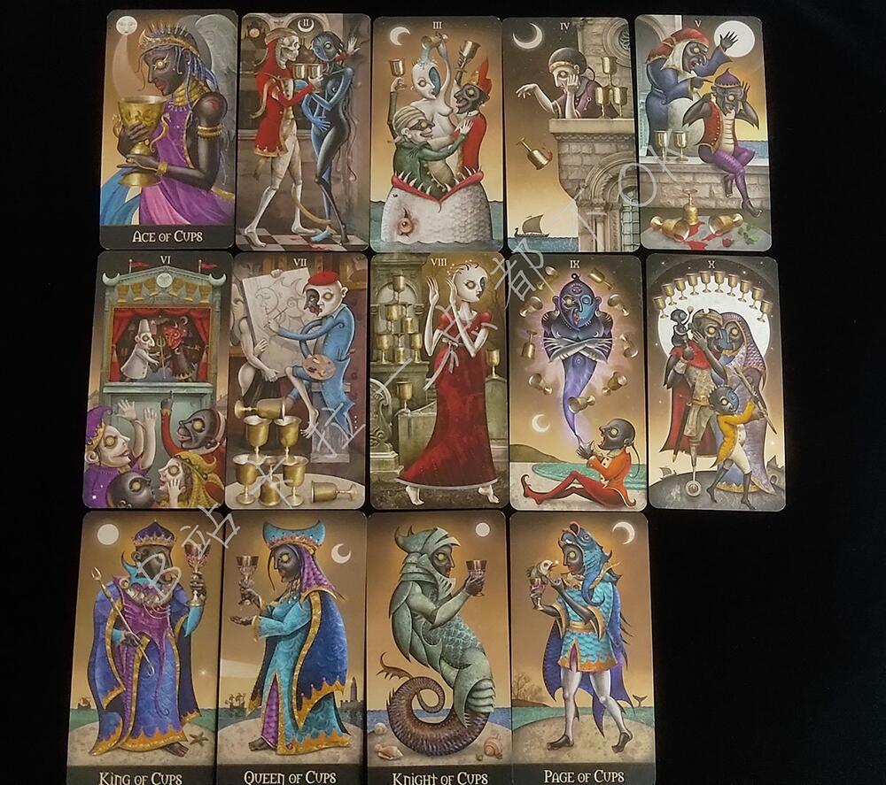 【卡拉的塔罗牌分享】邪月塔罗(异月塔罗)Deviant Moon Tarot - 哔哩哔哩