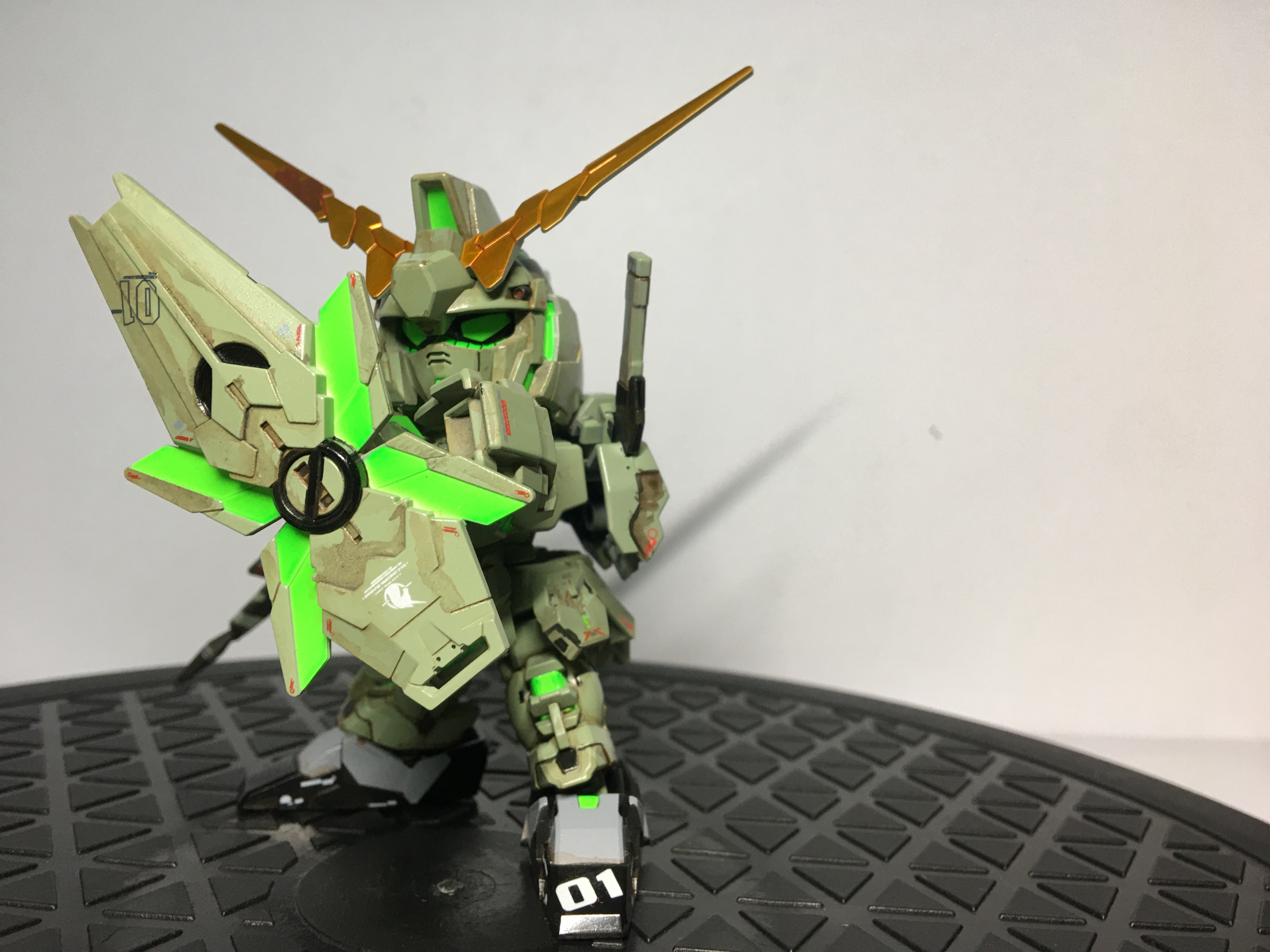 【交流】sd 独角兽·军绿配色 - 哔哩哔哩