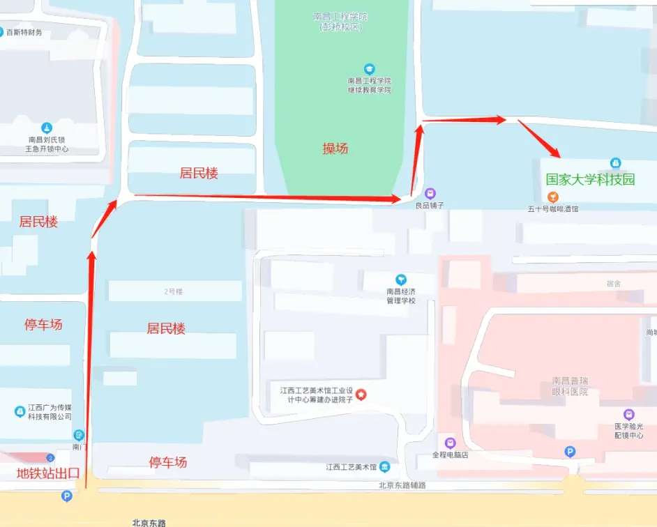 南昌工程学院校内地图图片