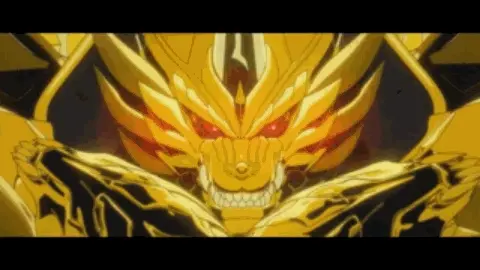 了天煌剑身的黄金骑士背后的数把剑翼齐发,捅在了神符弥赛亚的身上