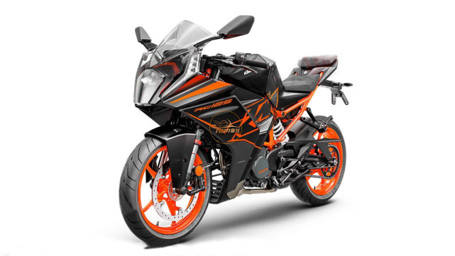 ktm rc125新款曝光 油箱更大重量更轻 配置全面升级