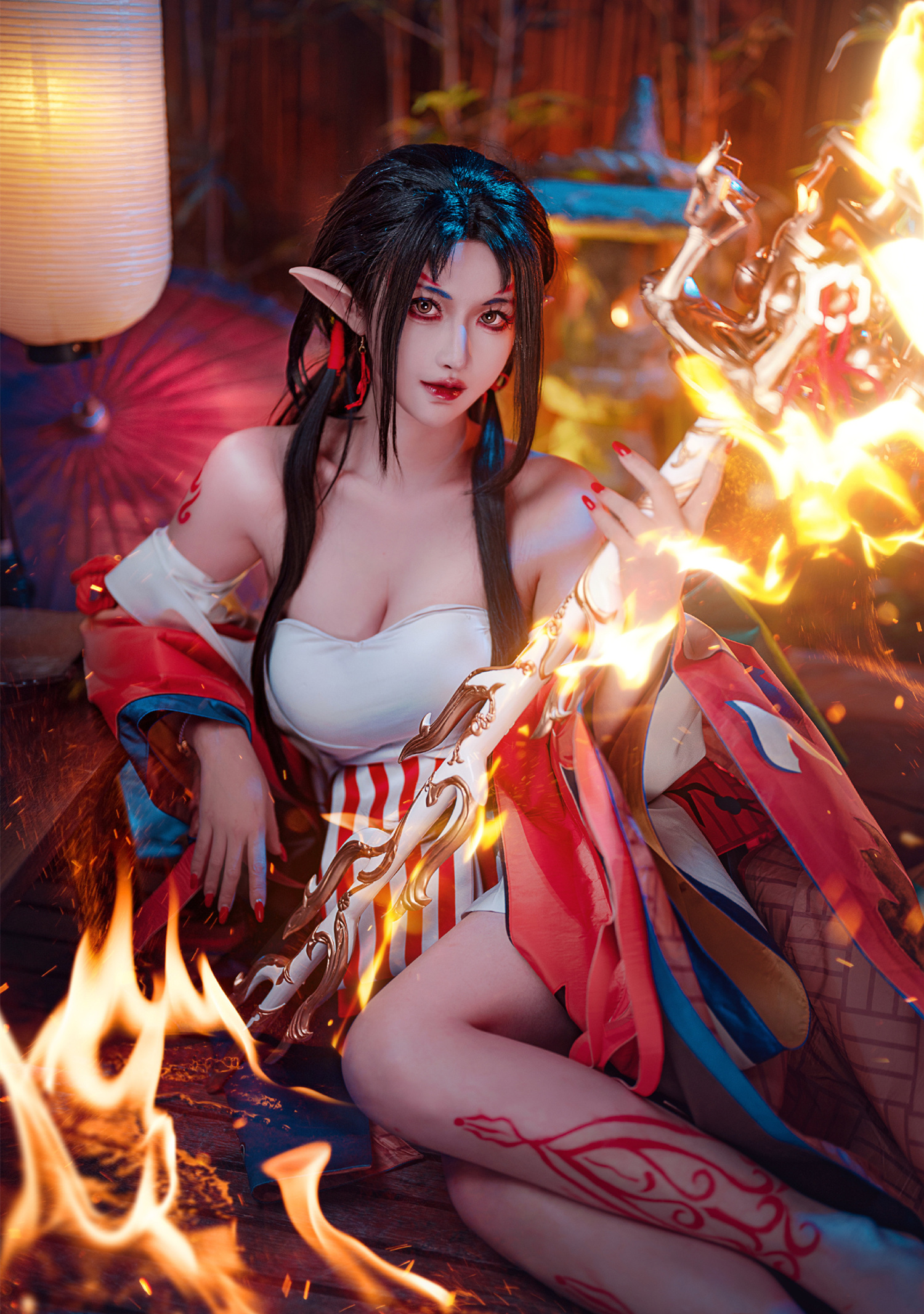 露兒大魔王阴阳师铃彦姬cosplay8