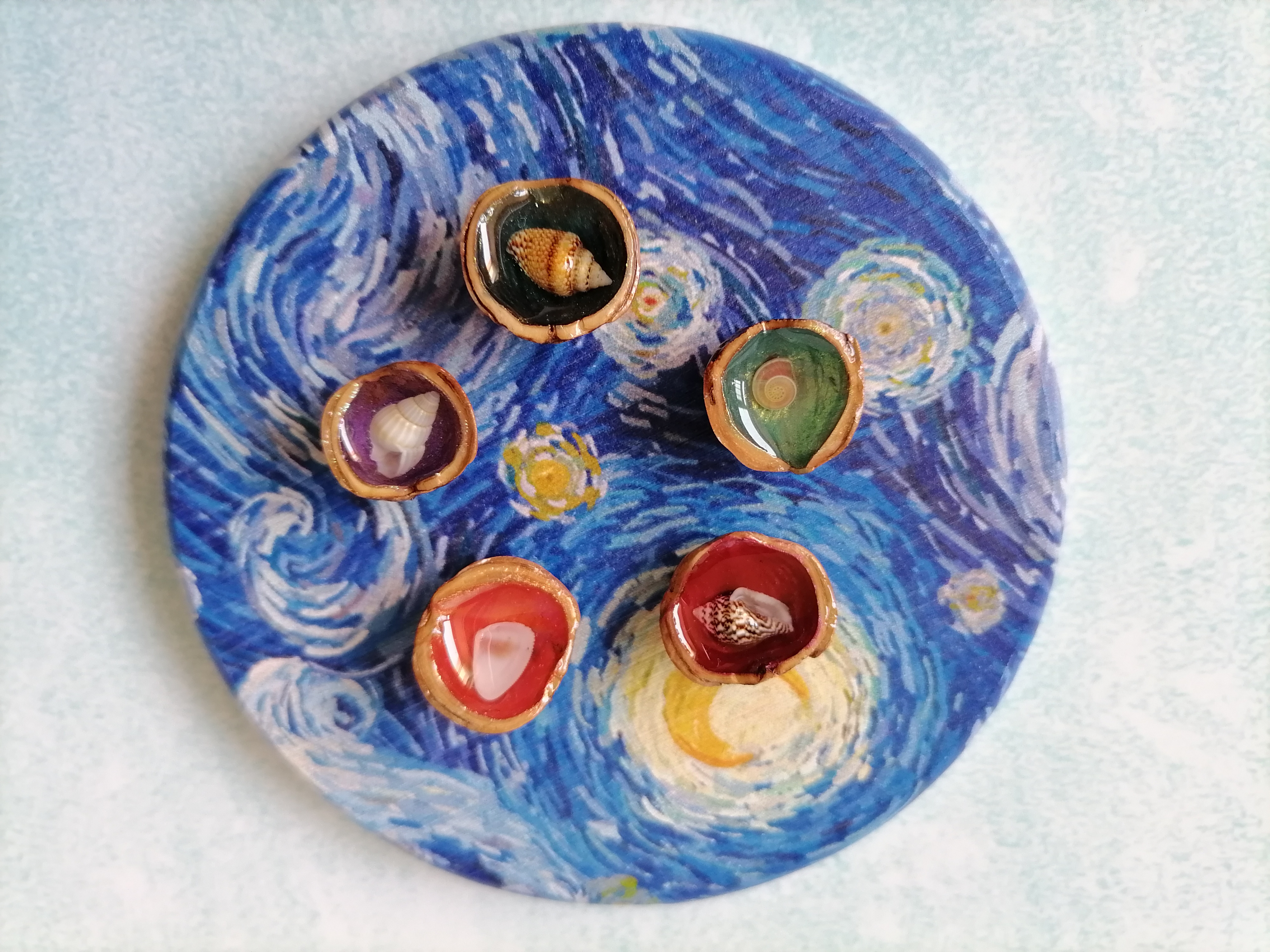 【小y和小绿】滴胶手工作品——浩瀚的星海和我的梦