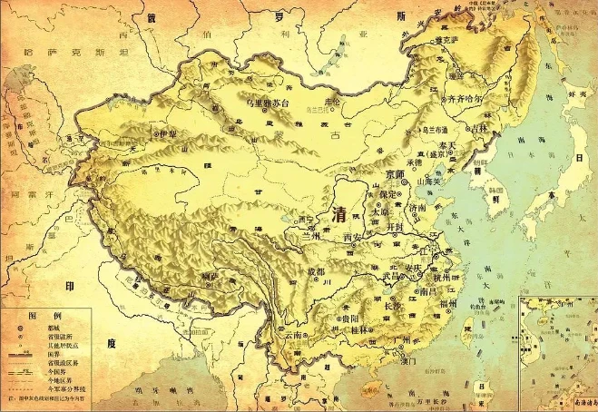 高考历史:中国古代史高清地图(20张,按朝代划分)复古地图 yyds - 哔哩哔哩