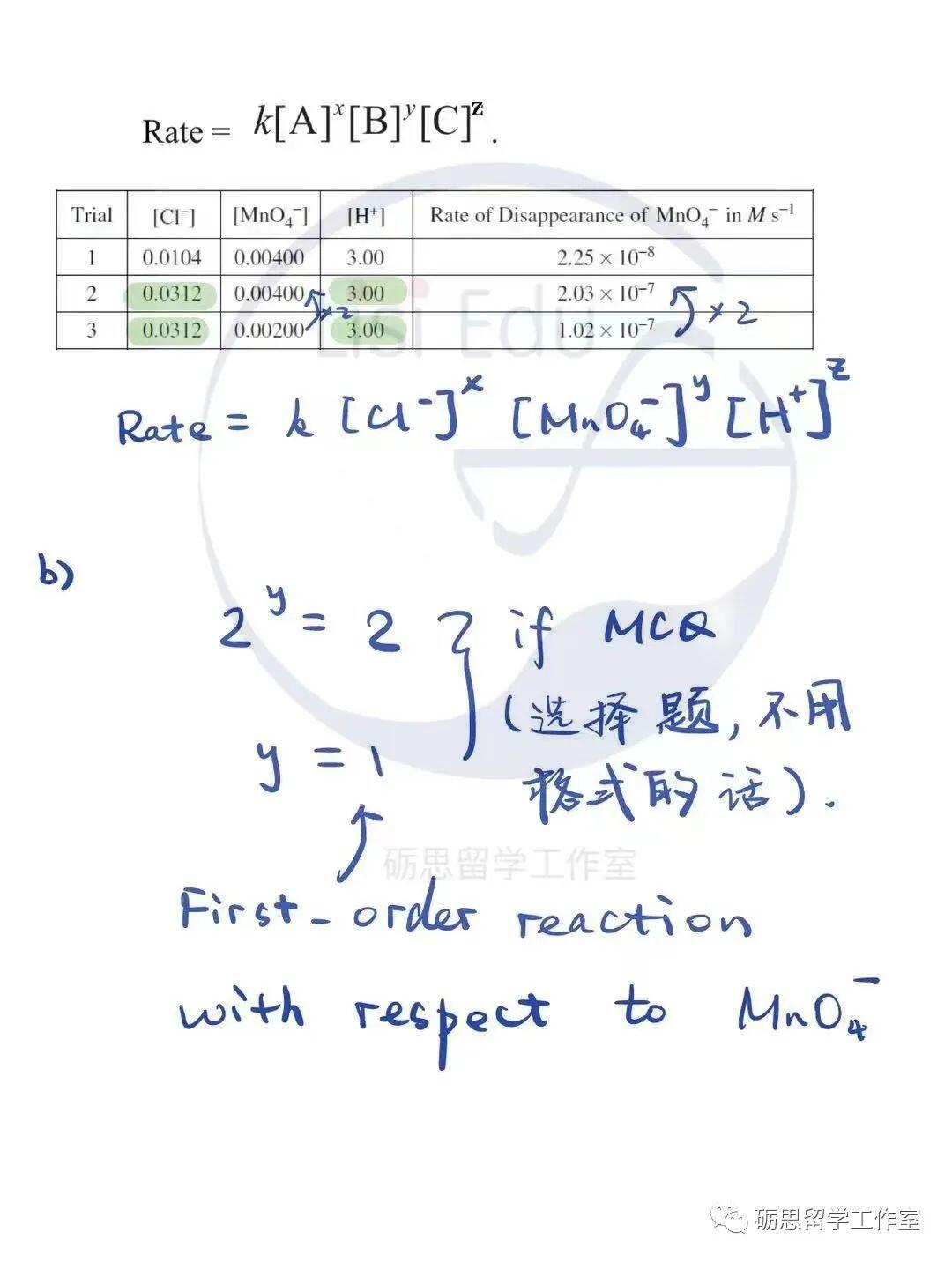 Reaction Rates (化学反应速率和反应级数） - 哔哩哔哩