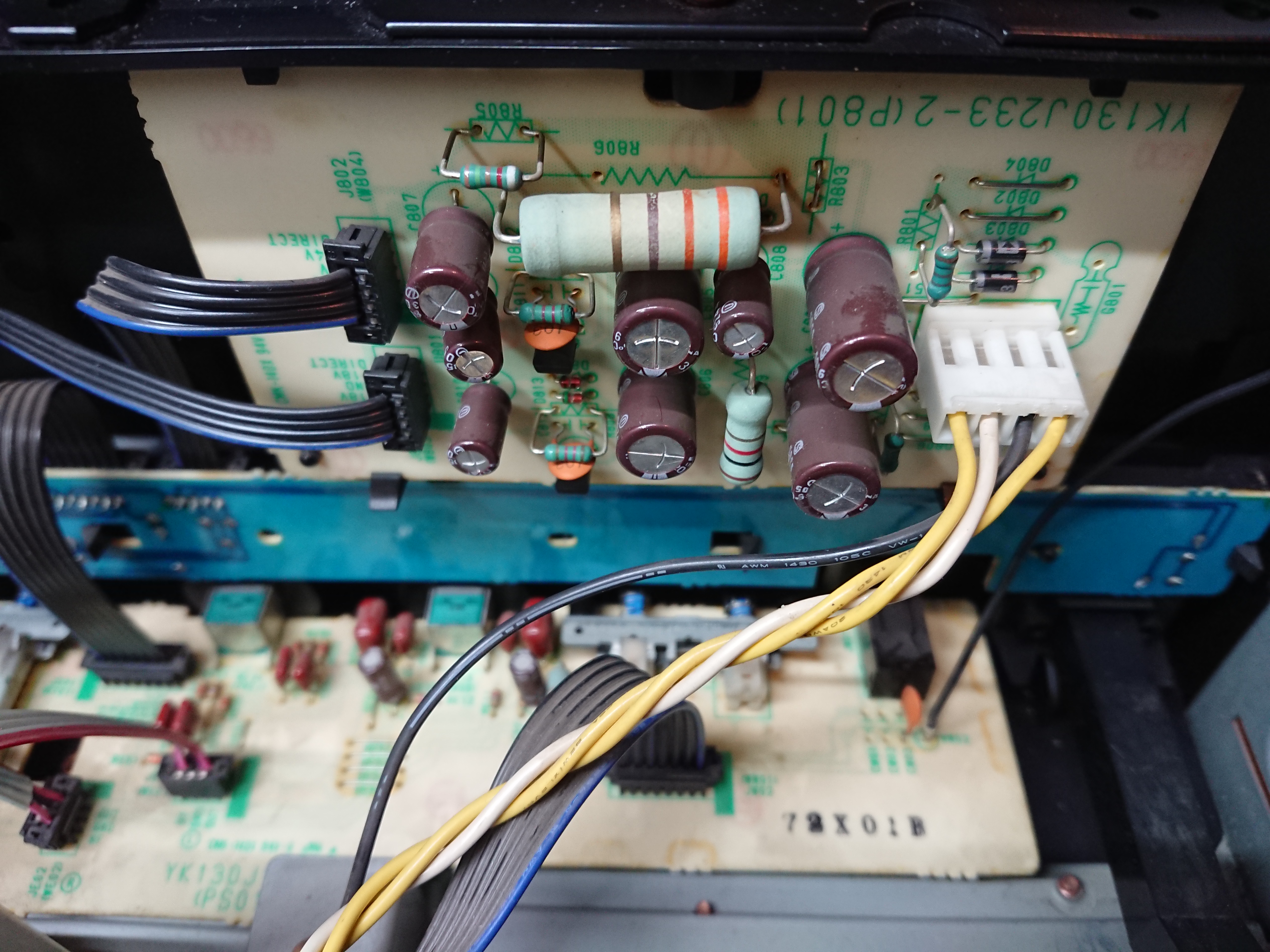 马兰士marantzpm72功放拆机检修