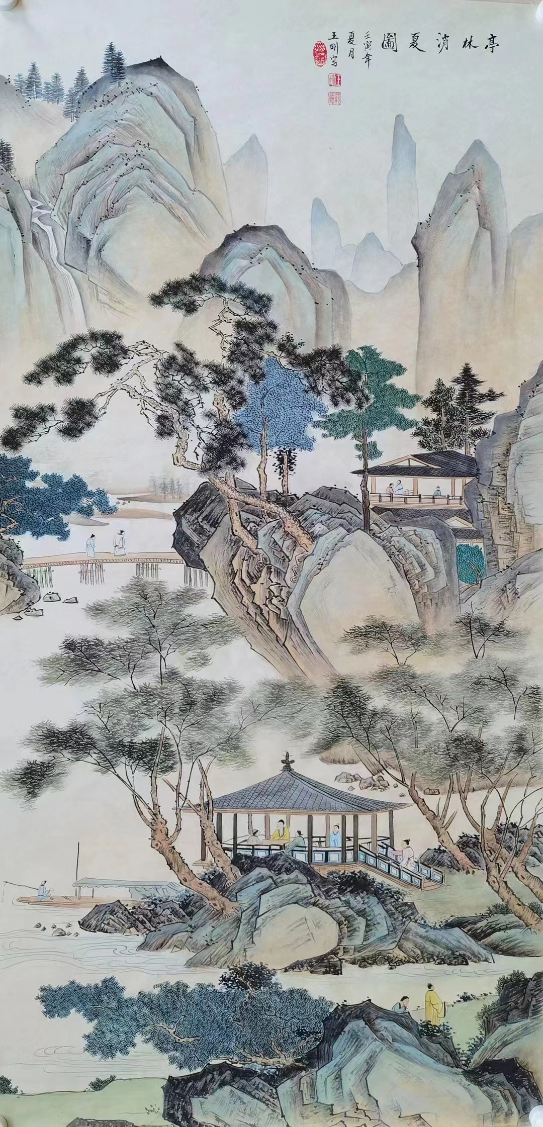 当代实力派画家——王刚北宗山水国画 哔哩哔哩