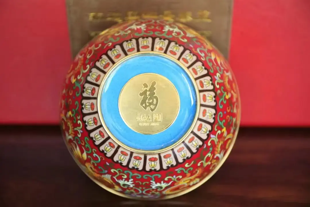 刘永森大师 景泰蓝聚福金碗龙凤呈祥金碗聚福 - 哔哩哔哩