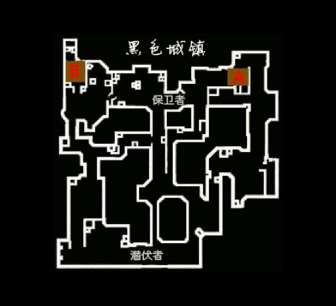 比赛地图黑色城镇介绍
