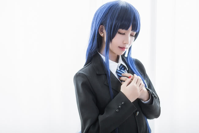 《白色相簿2》冬马和纱cos,文静漂亮的小女神我恋爱了