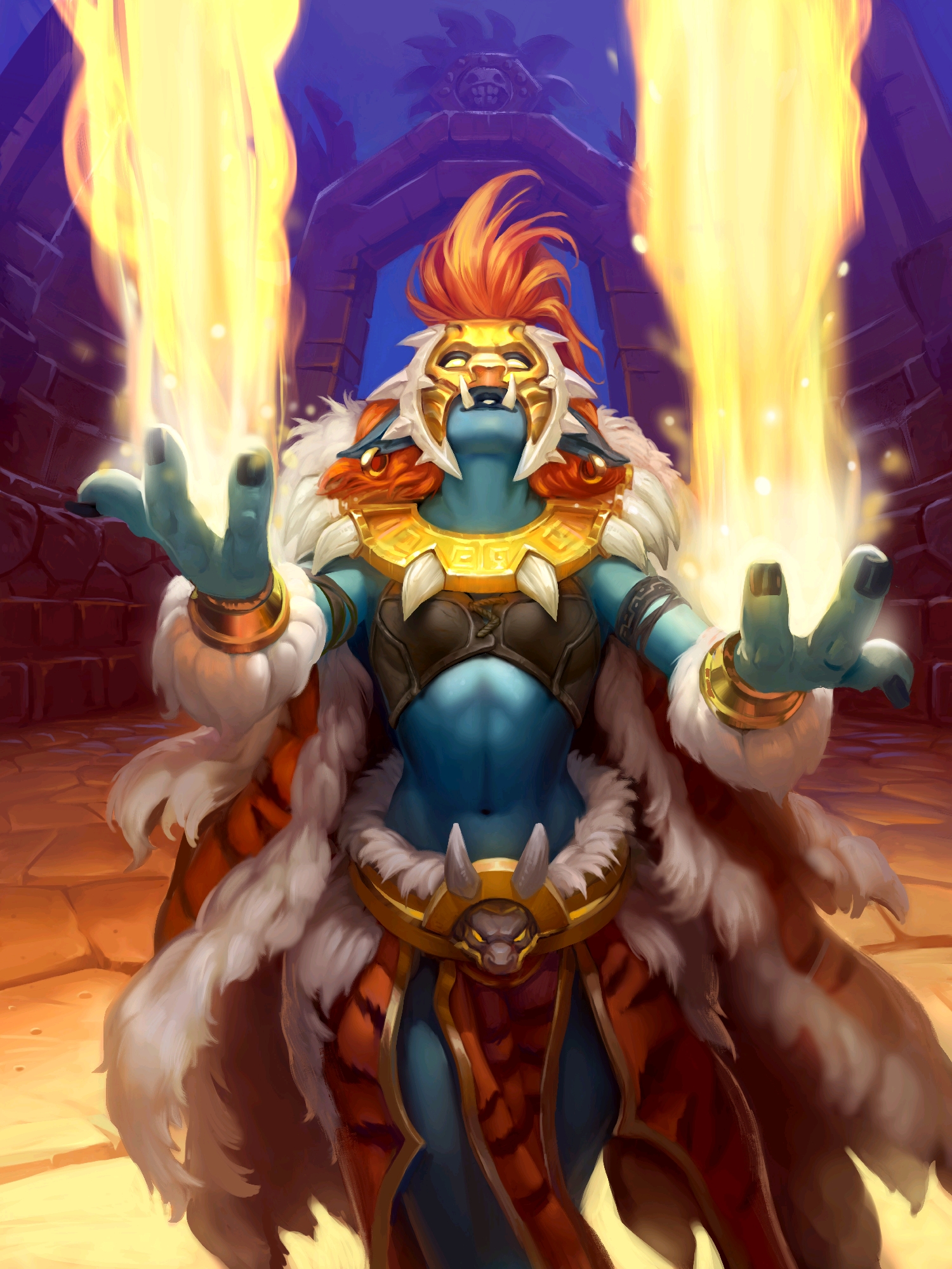 炉石传说原画拉斯塔哈大乱斗上