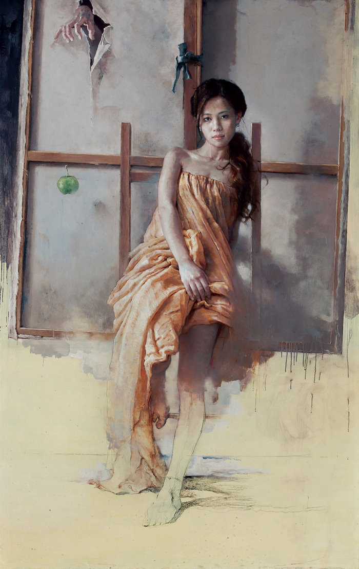 戴平均油画作品