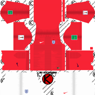 梦幻足球联盟:2018年世界杯英格兰国家队队服