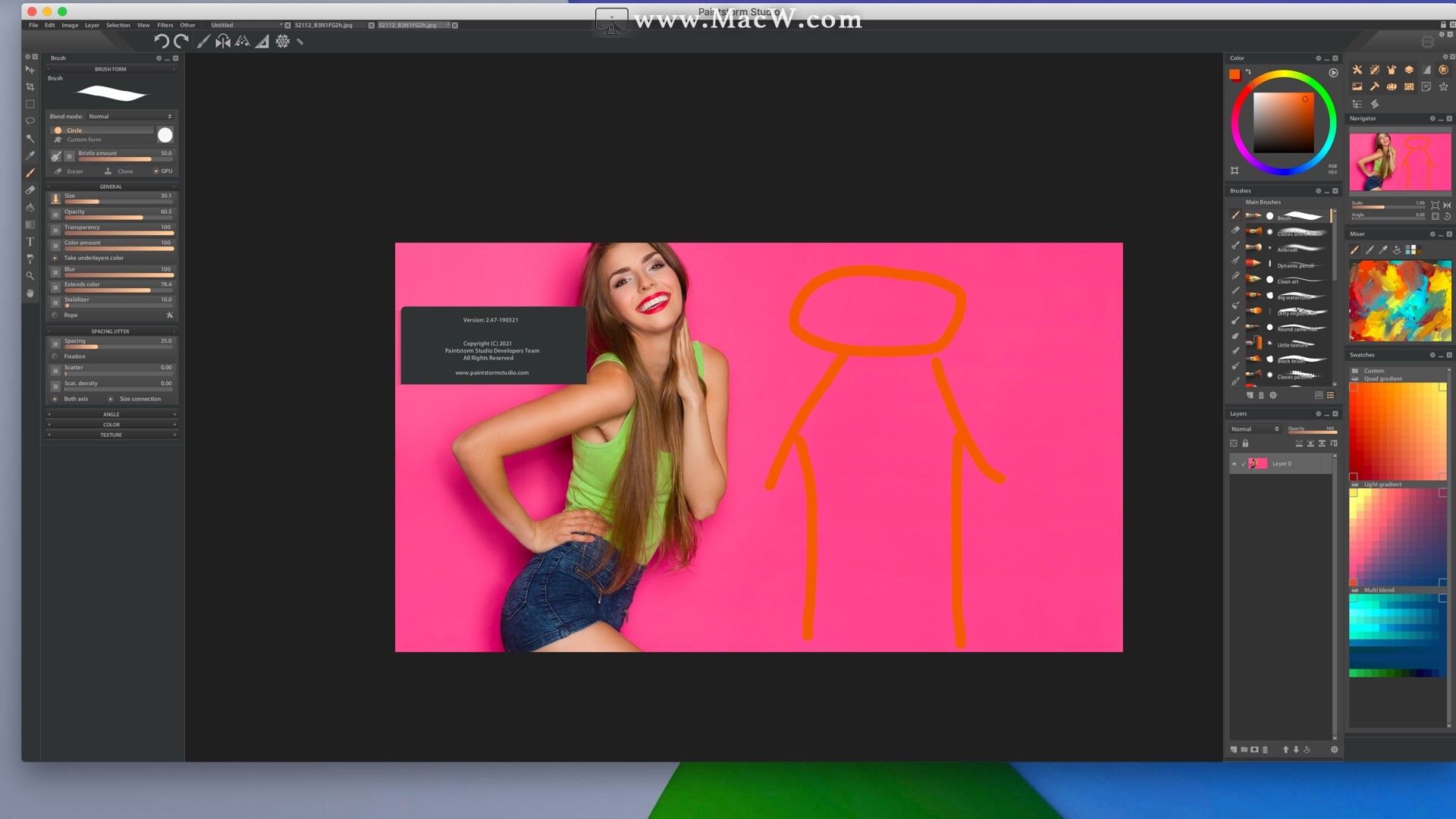 Paintstorm Studio Mac好用的数字油画软件 v2.47中文版 哔哩哔哩